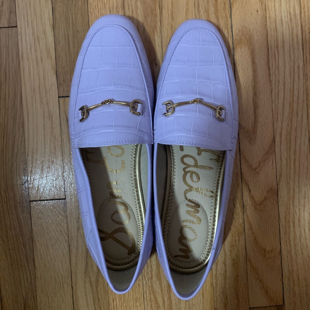Sam Edelman Loraine Bit Loafer. Sz 7.5M. Misty Lilac, crocodile prnt. Never worn - Picture 14 of 14